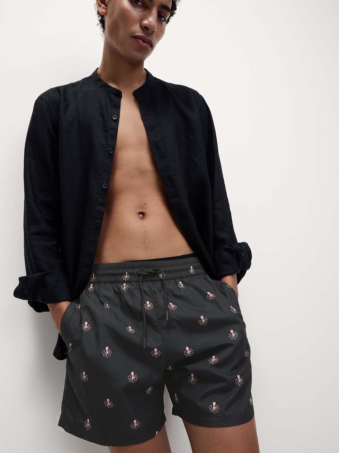 Marks & Spencer Quick Dry Printed Swim Shorts-picture-21