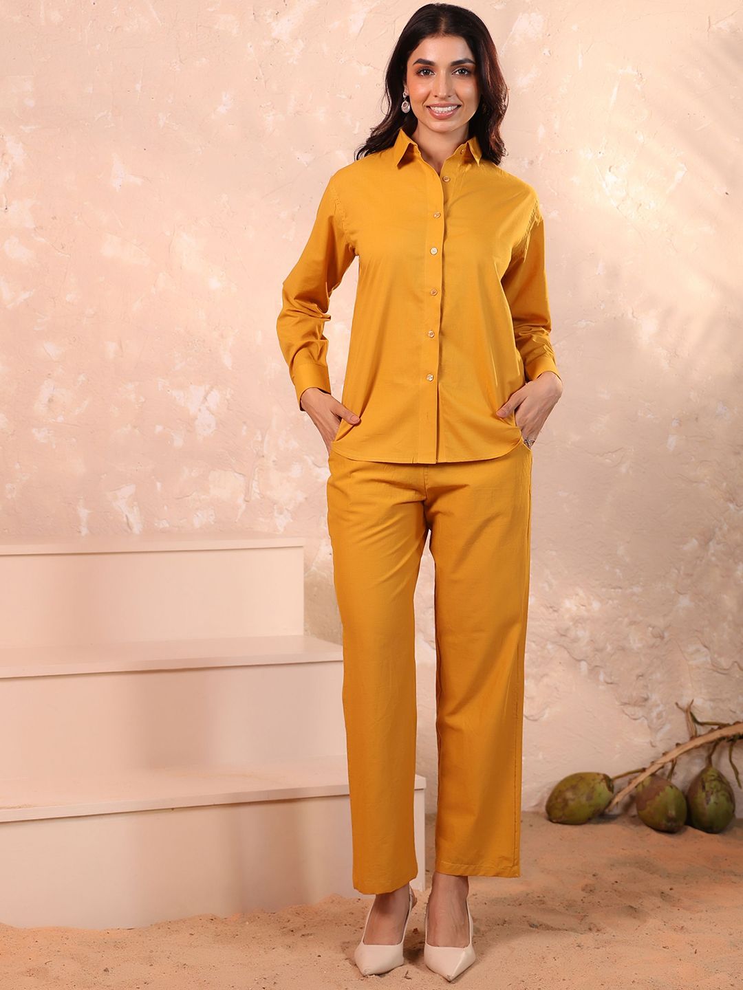 RANGRIKA Pure Cotton Shirt With Trousers-picture-27