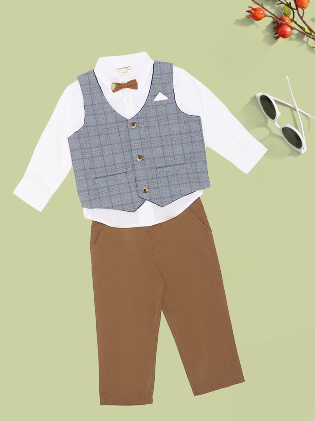 Pantaloons Baby Boys Shirt with Trousers-picture-29
