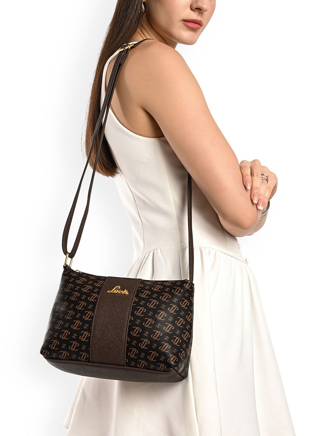 Lavie Women Brand Logo Printed Crossbody Sling Bag-picture-33