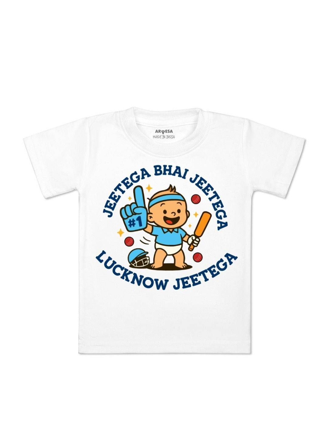 Arvesa Kids-Unisex Printed Cotton Tshirts-picture-22