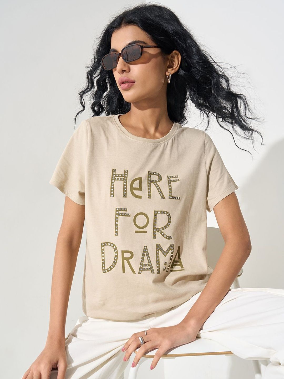 People Typography Printed Round Neck Cotton T-shirt-picture-12