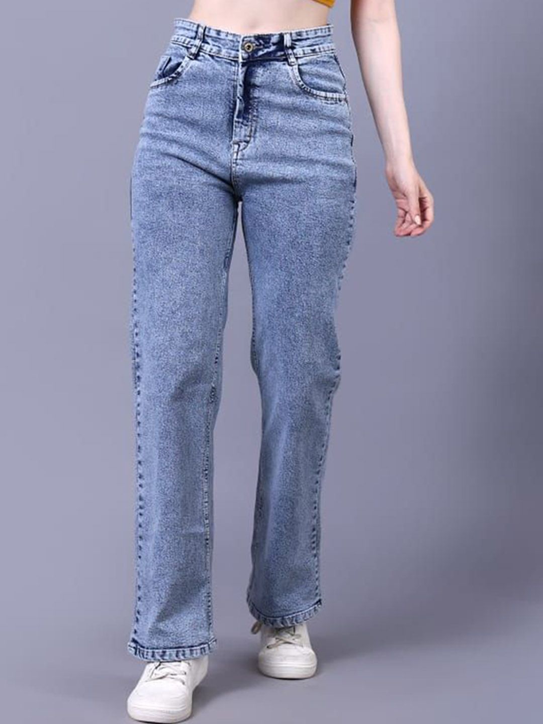 VK FASHION Women Jean Boyfriend Fit High-Rise Stretchable Jeans-picture-15