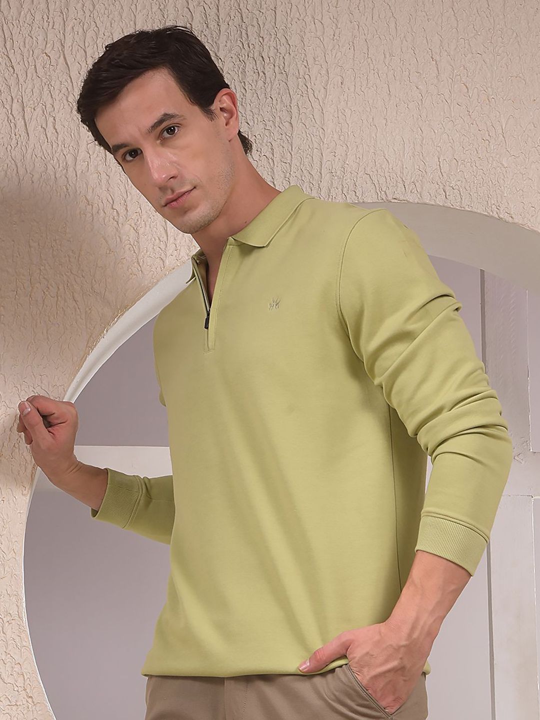 Crimsoune Club Men Half Zipper Sweatshirt-picture-13