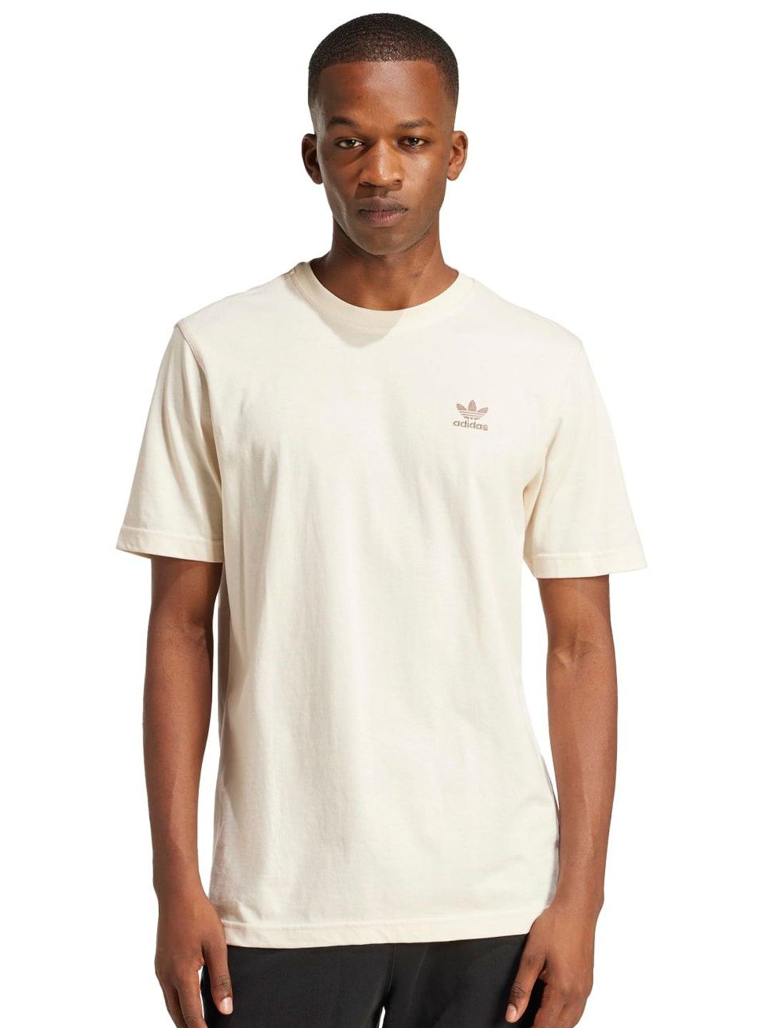 ADIDAS Originals Men Brand Logo Cotton T-shirt-image-46