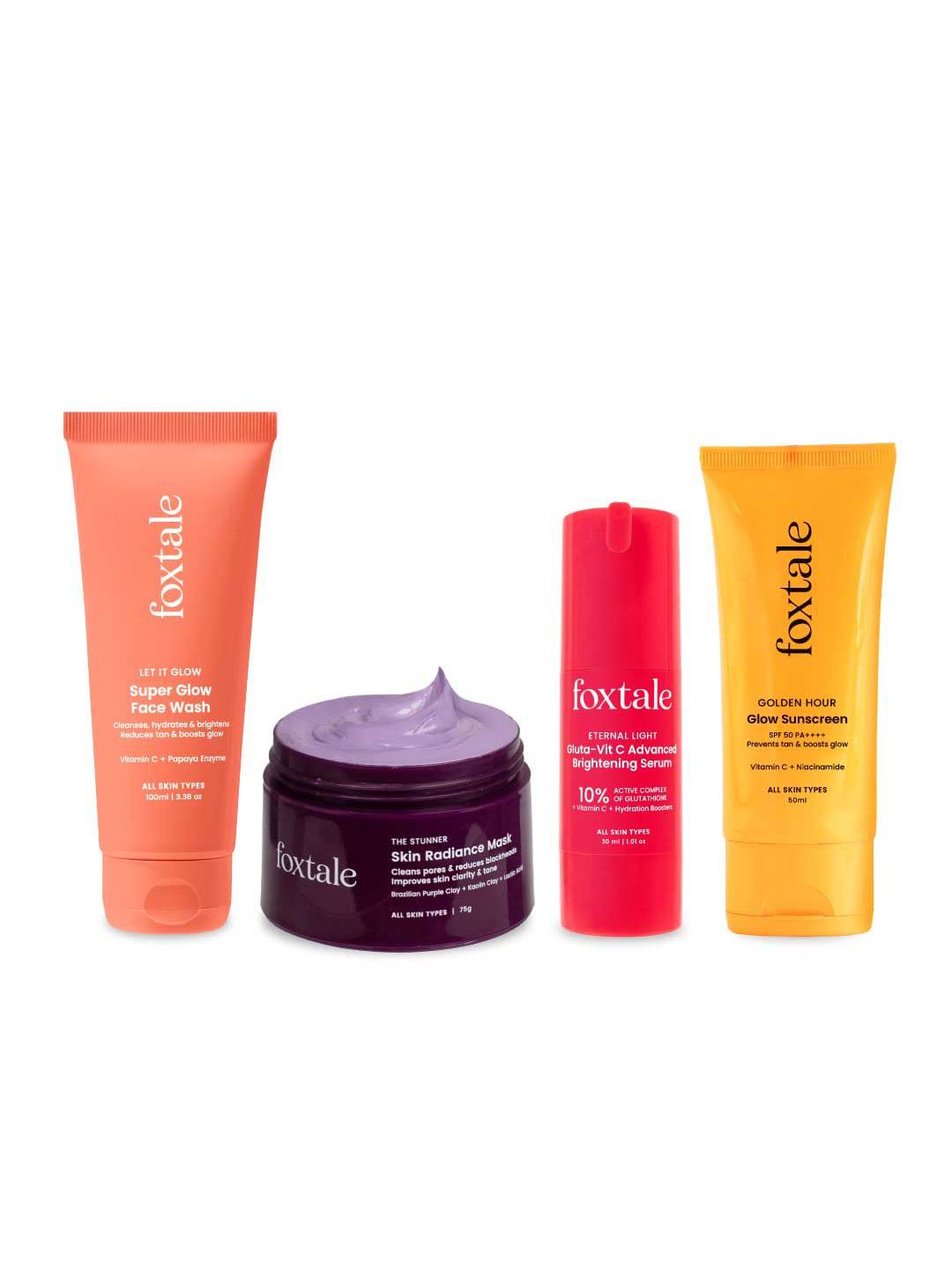 FoxTale Set Of 4 Glutathione Serum-30ml, Sunscreen-50ml, Face Wash-100ml & Mask-75g-picture-35