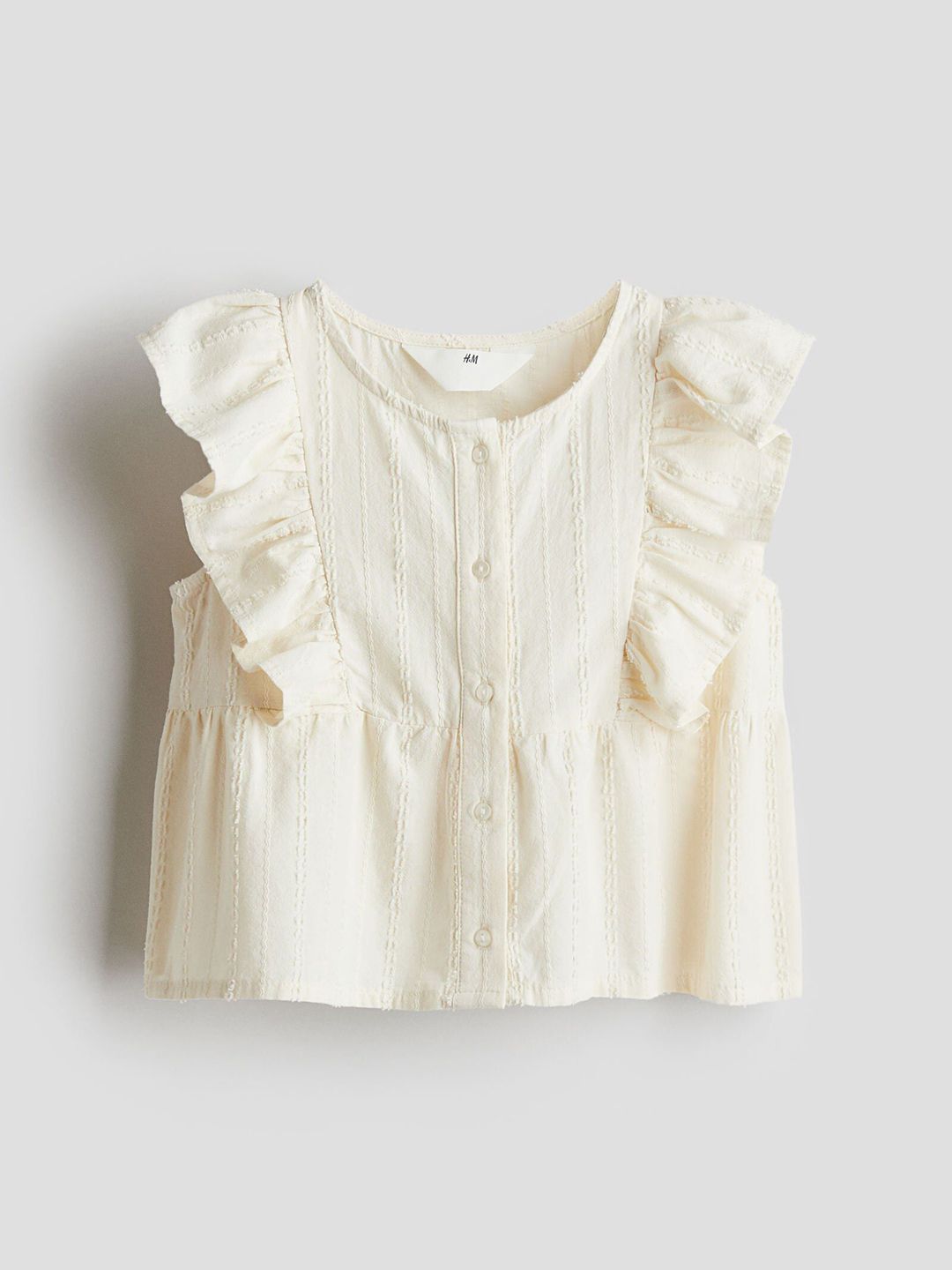 H&M Girls Sleeveless Flounced Blouse-picture-36