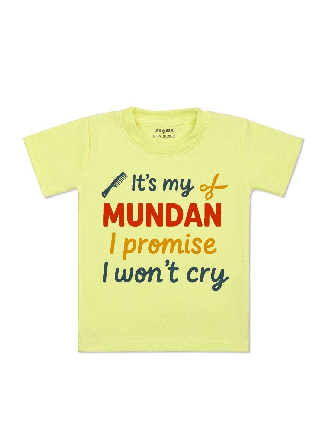 arvesa I Promise I wont Cry Printed Kids Tshirt-picture-30