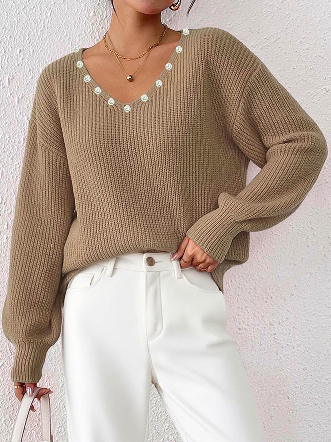 StyleCast x Revolte Women Cable Knit Pullover-picture-19