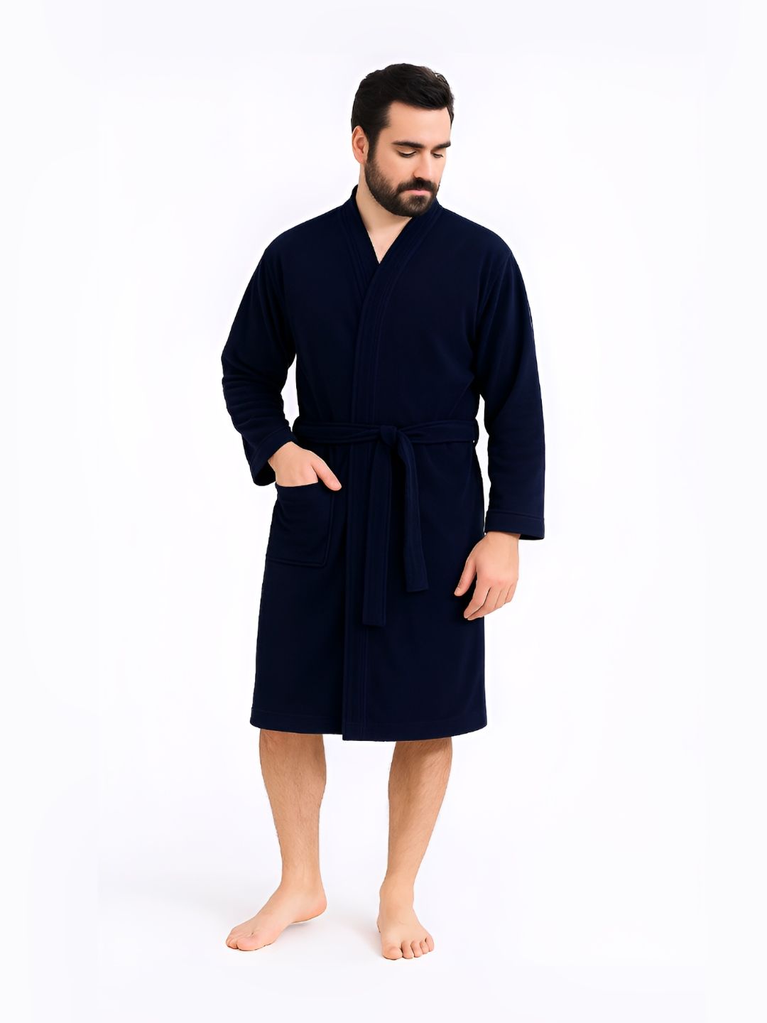 LacyLook Shawl Collar Neck Bath Robe & Wraps-image-32