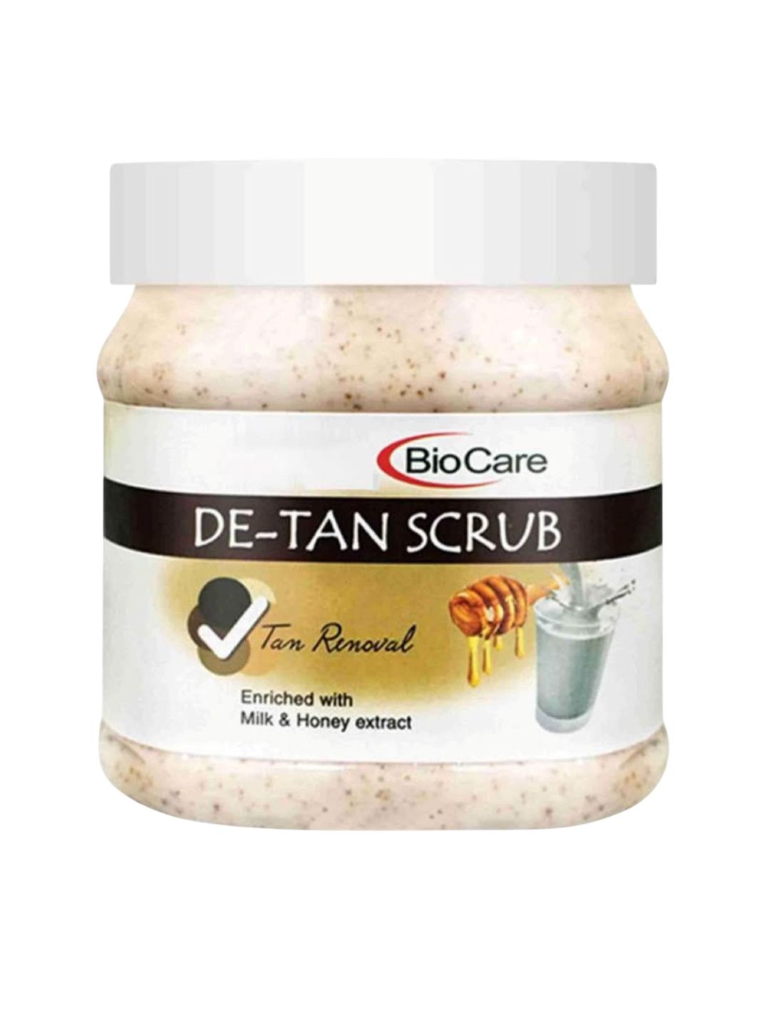 Biocare De Tan Scrub With Milk & Honey - 500 ml-image-16