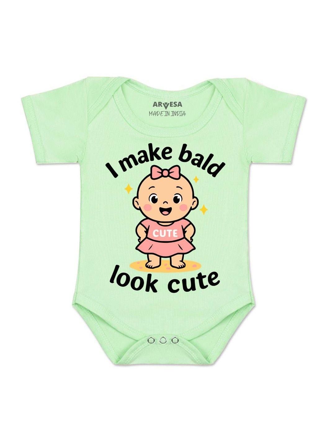 Arvesa Kids-Unisex Green Cotton Rompers-picture-14