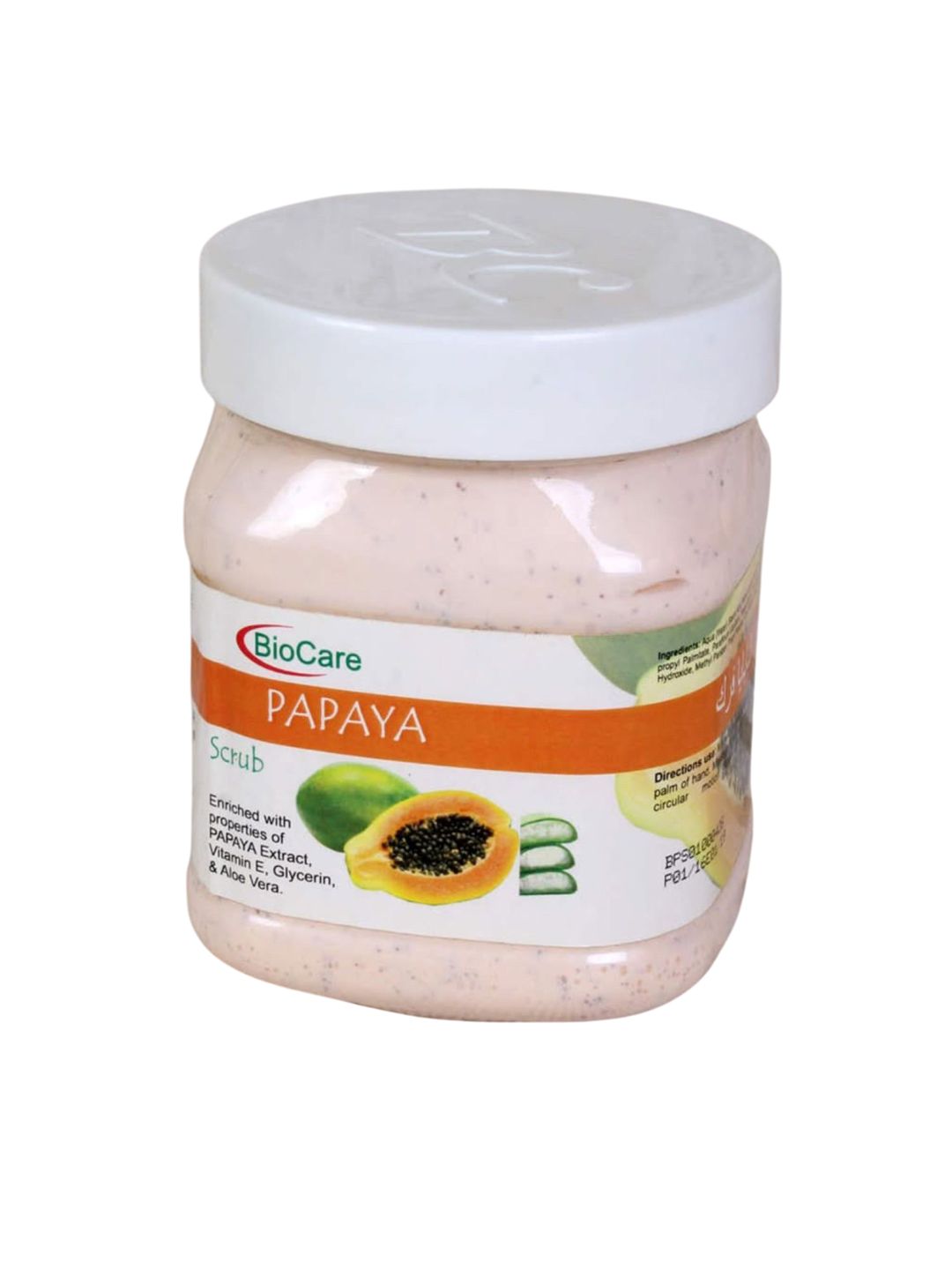 Biocare Papaya Face & Body Scrub With Aloevera For Skin Nourishing - 500 ml-picture-36