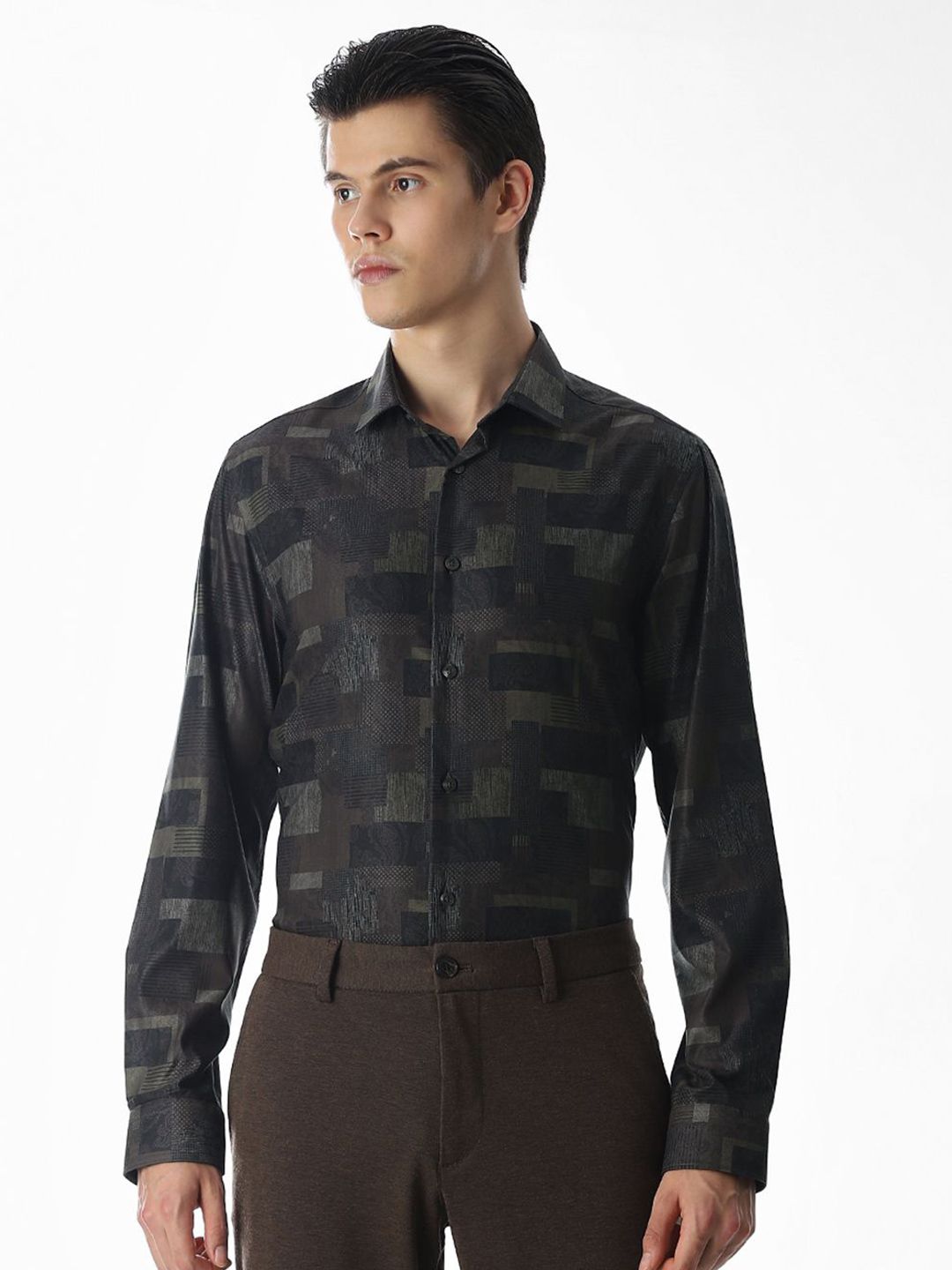 Jack & Jones Slim Fit Printed Formal Shirt-picture-44