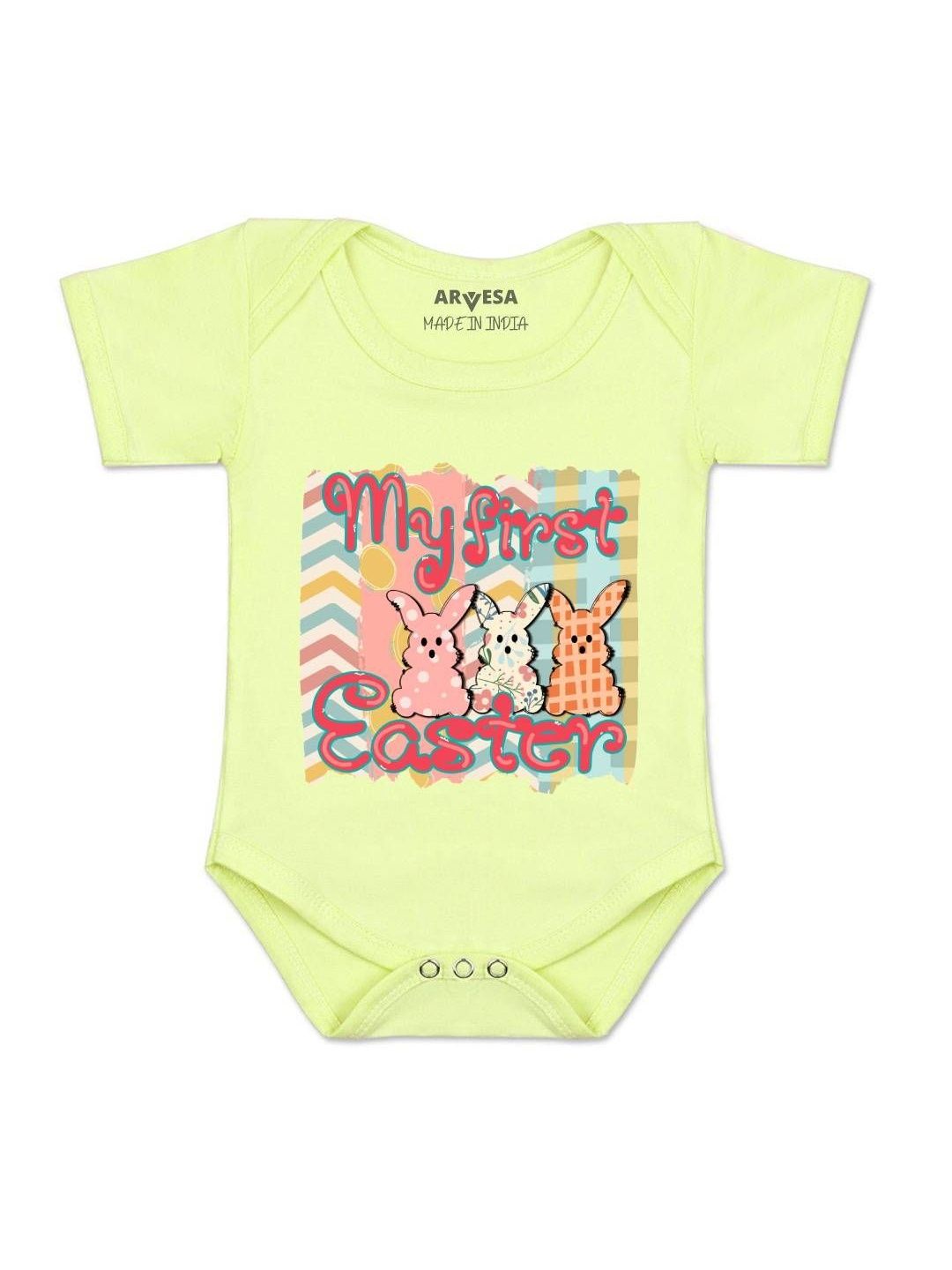 arvesa My First Easter Printed Romper-picture-17