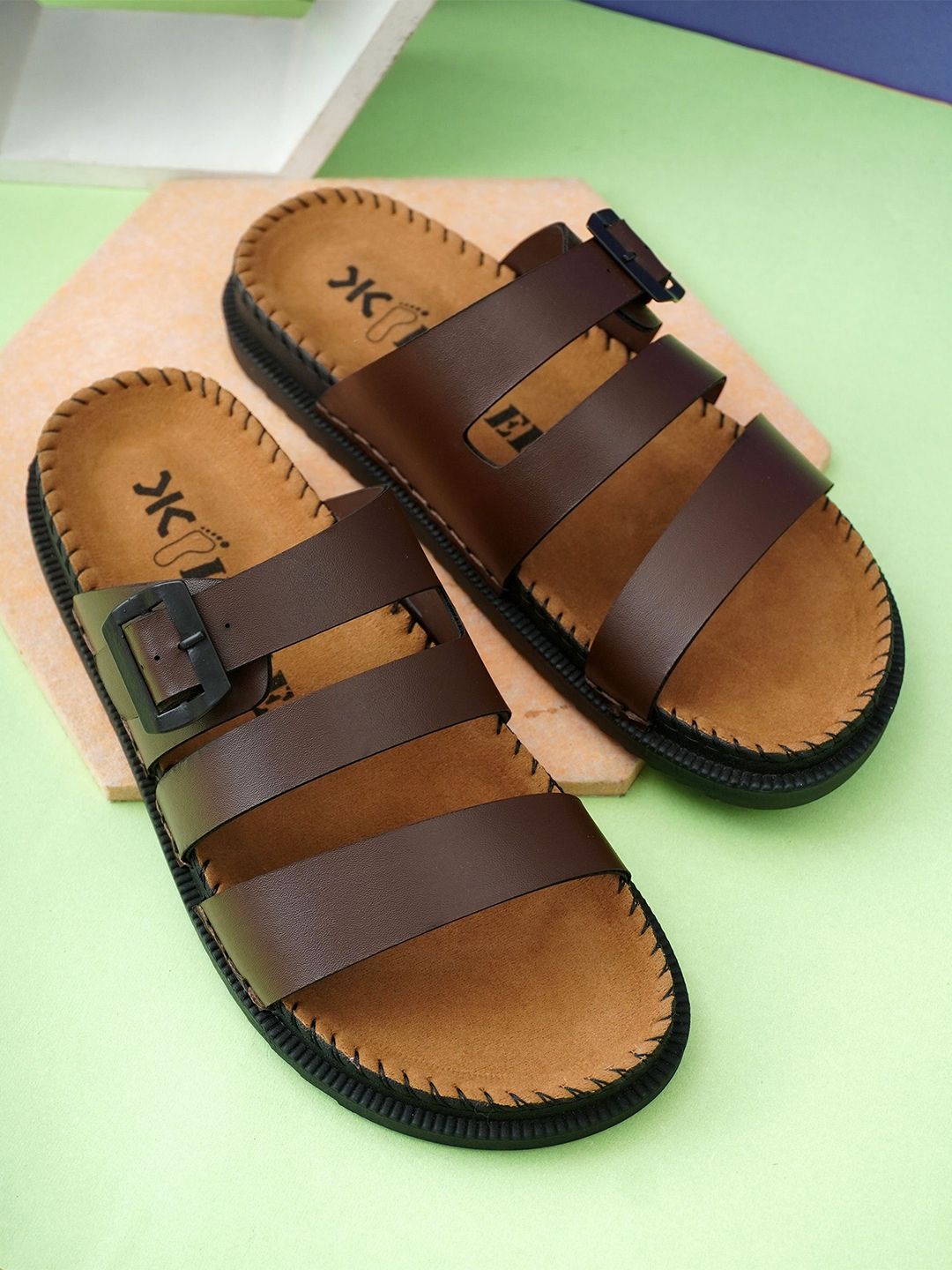 Killer Men Leather Comfort Sandals-picture-15