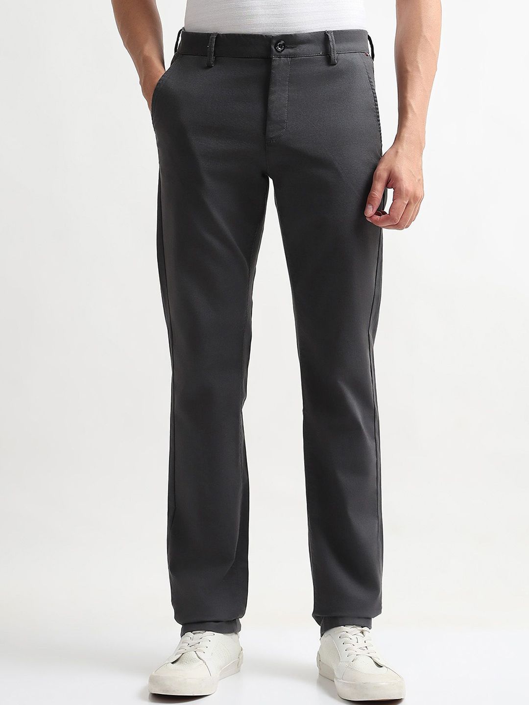 Arrow Sport Men Mid-Rise Trousers-picture-10