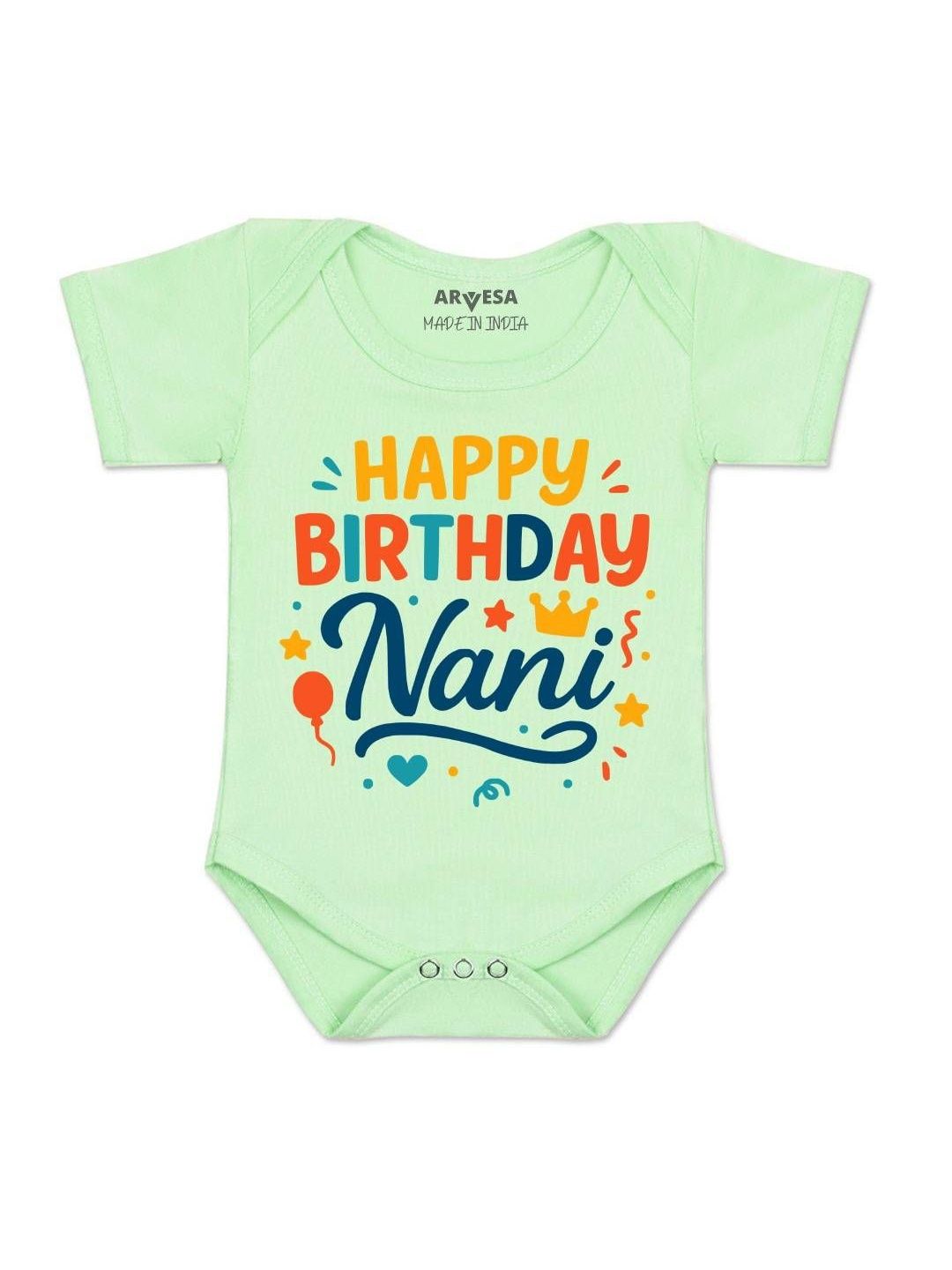 Arvesa Kids-Unisex Green Cotton Rompers-picture-37