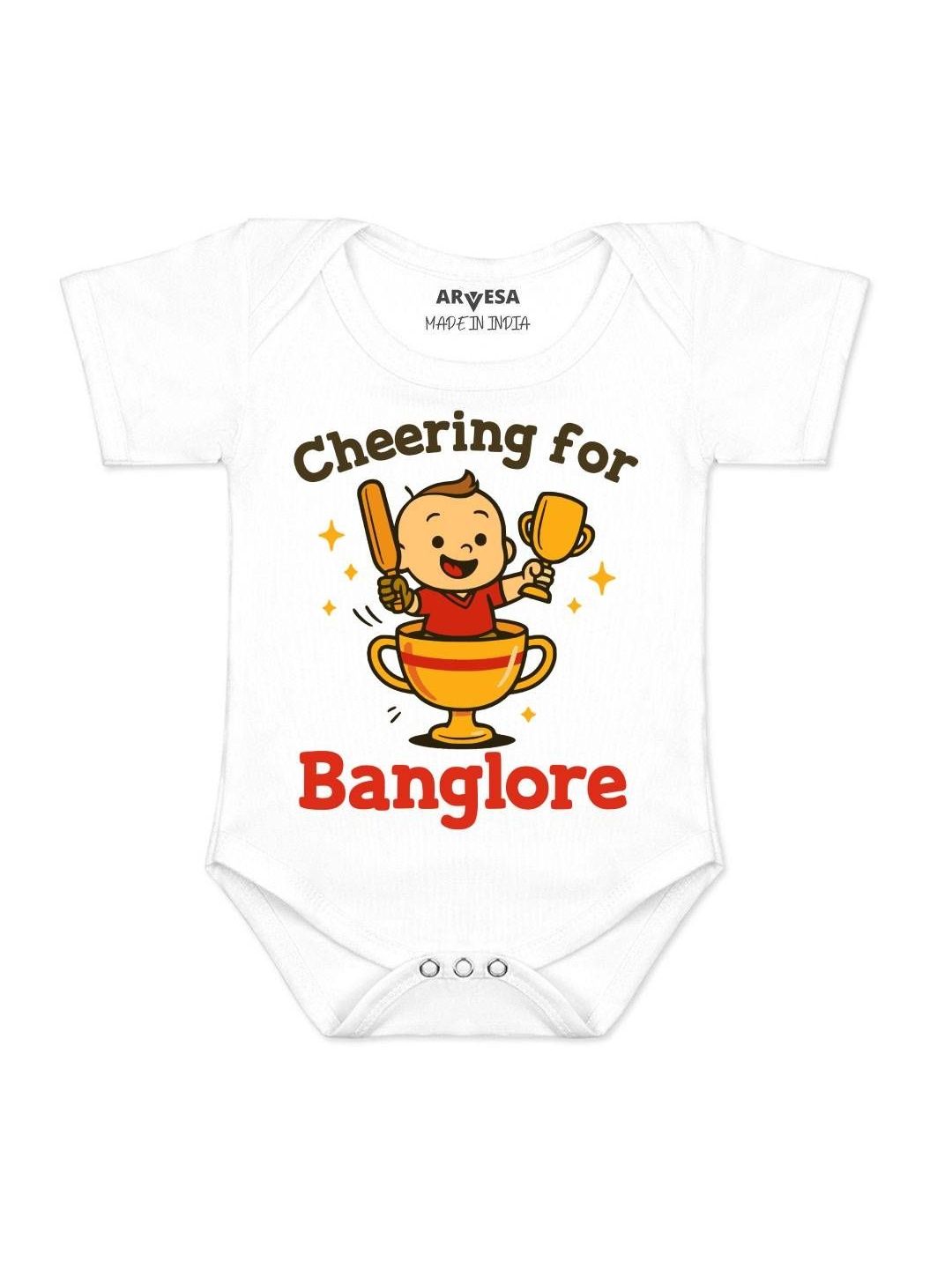 Arvesa Kids-Unisex White Cotton Rompers-picture-20