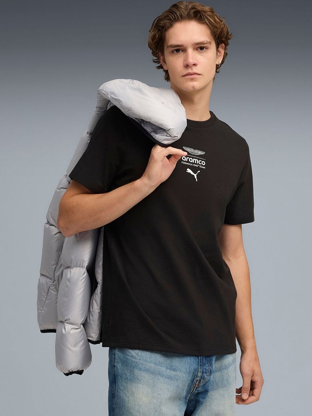 PUMA Motorsport Men Brand Logo Printed Cotton T-shirt-picture-18