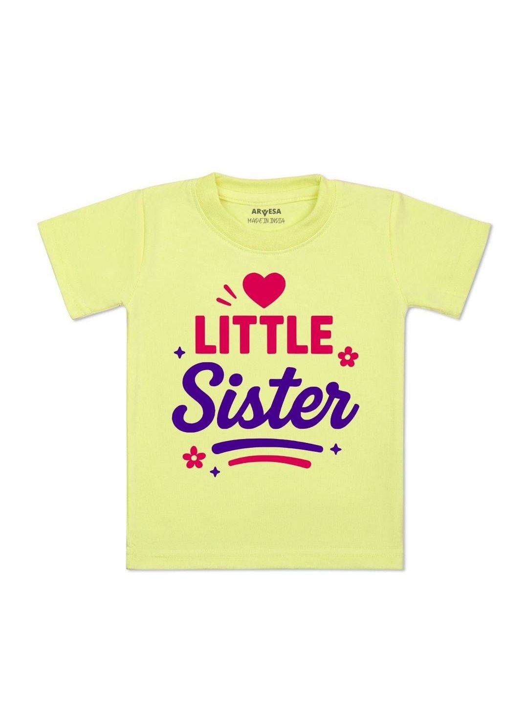 arvesa Little Sister Printed Kids Tshirt-picture-36