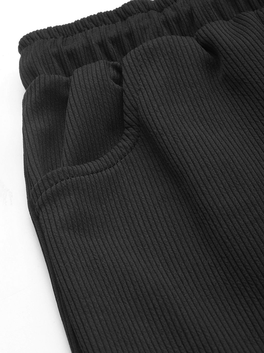 Muhuratam Girls Casual Wear Black Colour Solid Nylon Pant-picture-39