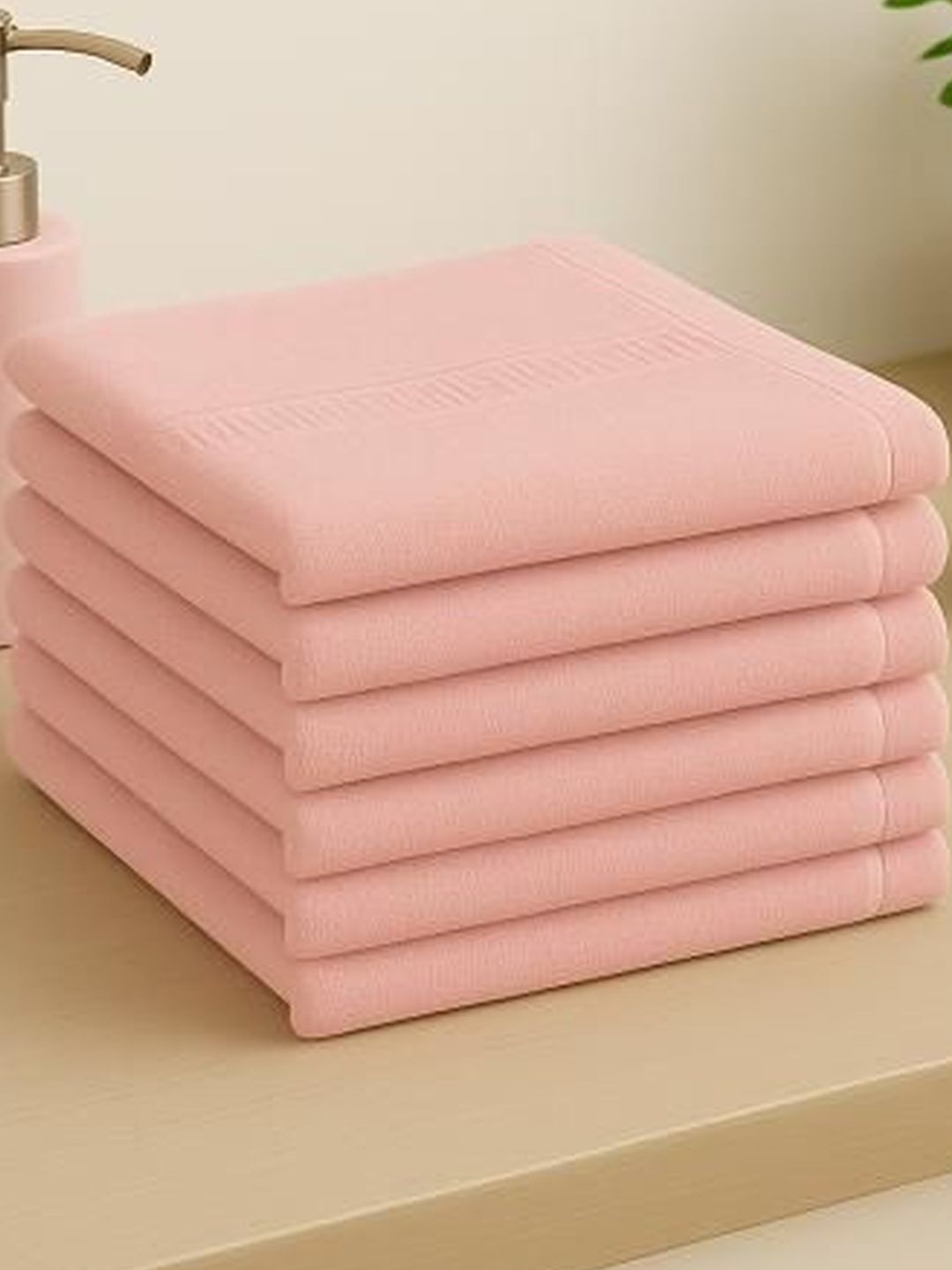 Dollar Pack of 6 Terry Cotton 400 GSM Face Towels-image-47