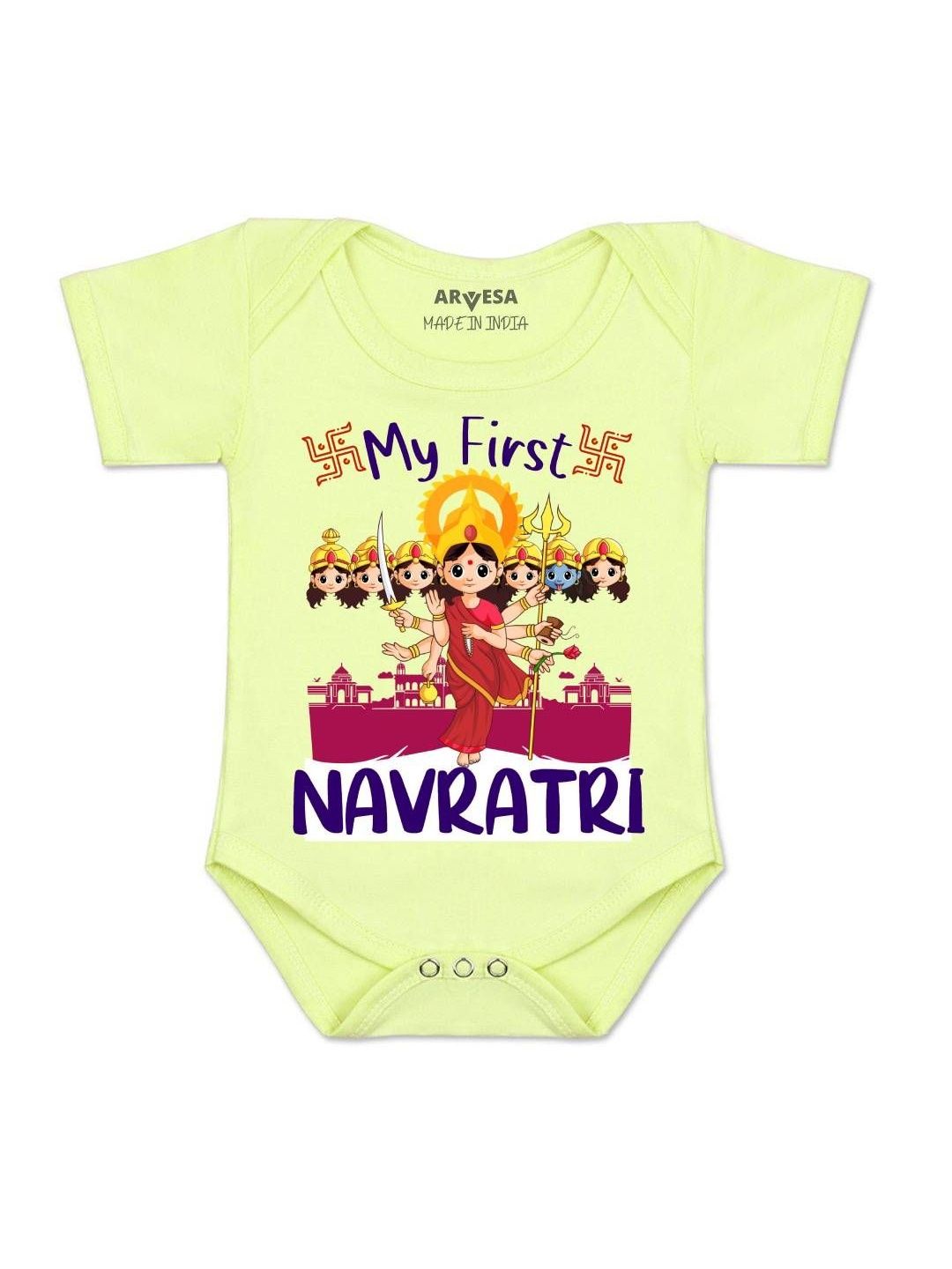arvesa My first Navratri Printed Romper-picture-48