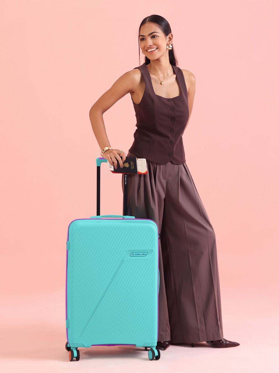 Nasher Miles Montreal Hard-Sided Polypropylene Check-In Luggage Trolley Bag-picture-54