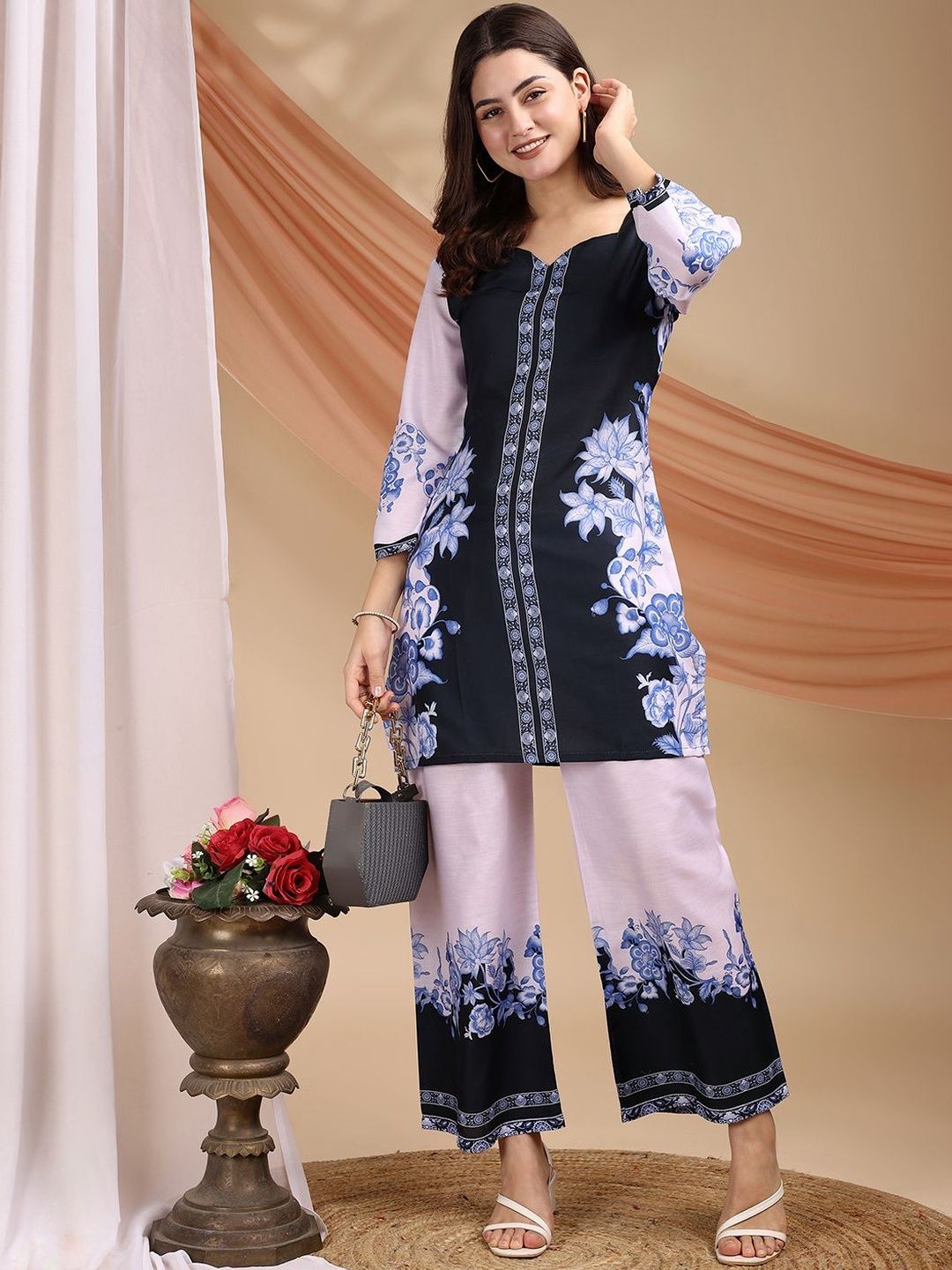 Moda Rapido Women Cotton Blend Printed Co-ords-picture-54