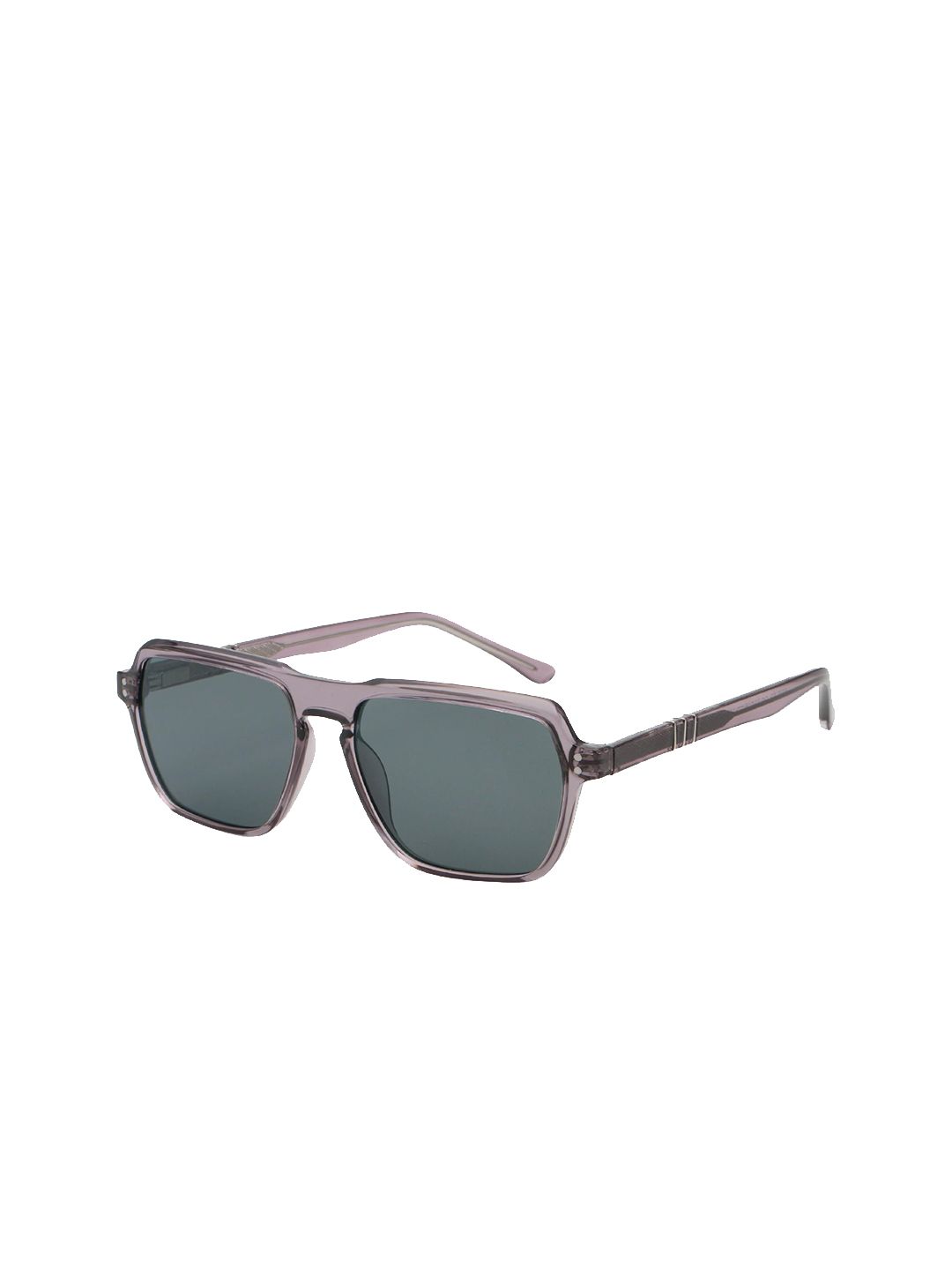 AUGEN Unisex Black Lens & Gunmetal-Toned Square Sunglasses with-picture-29