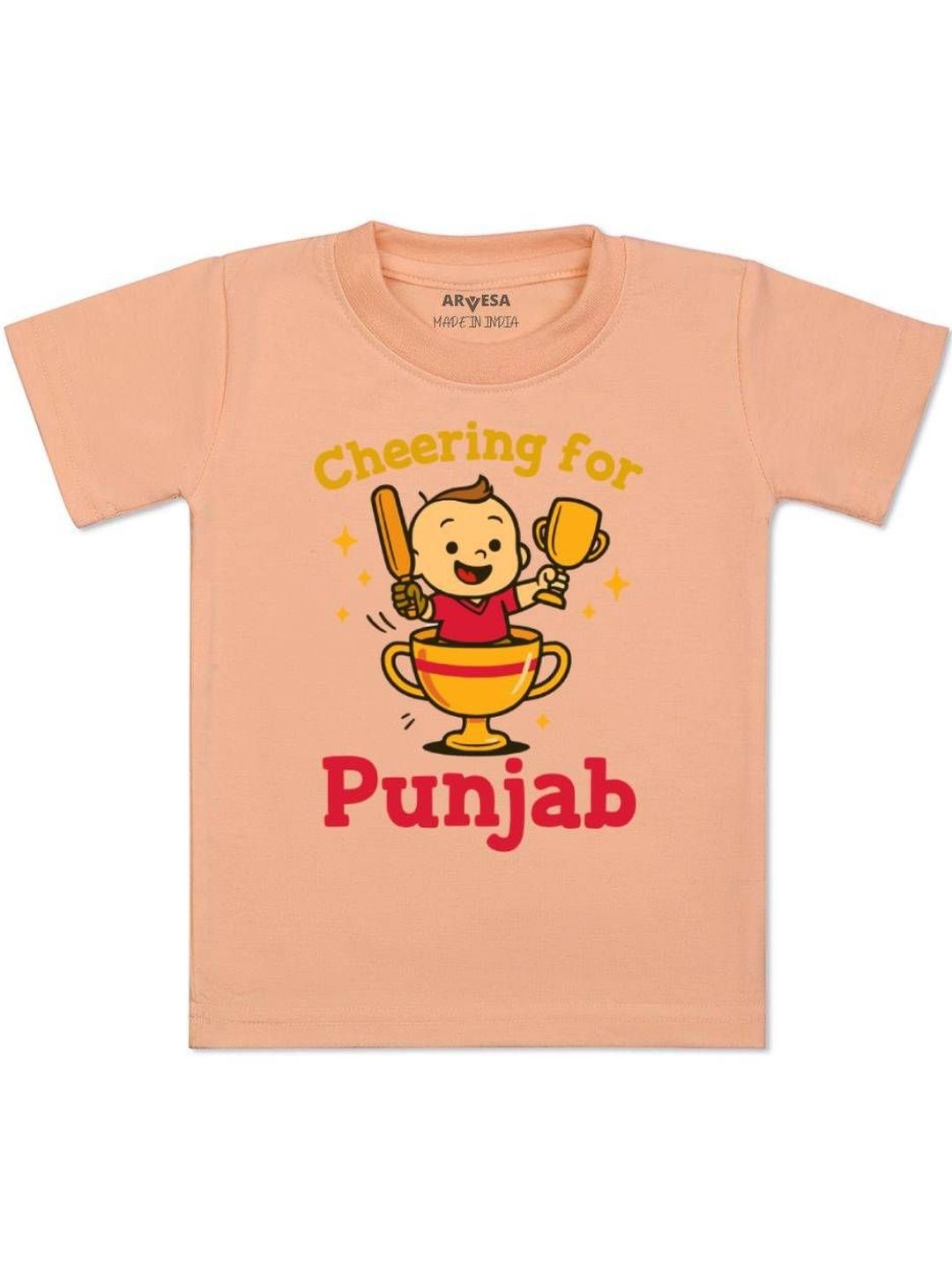 Arvesa Kids-Unisex Printed Cotton Tshirts-picture-52