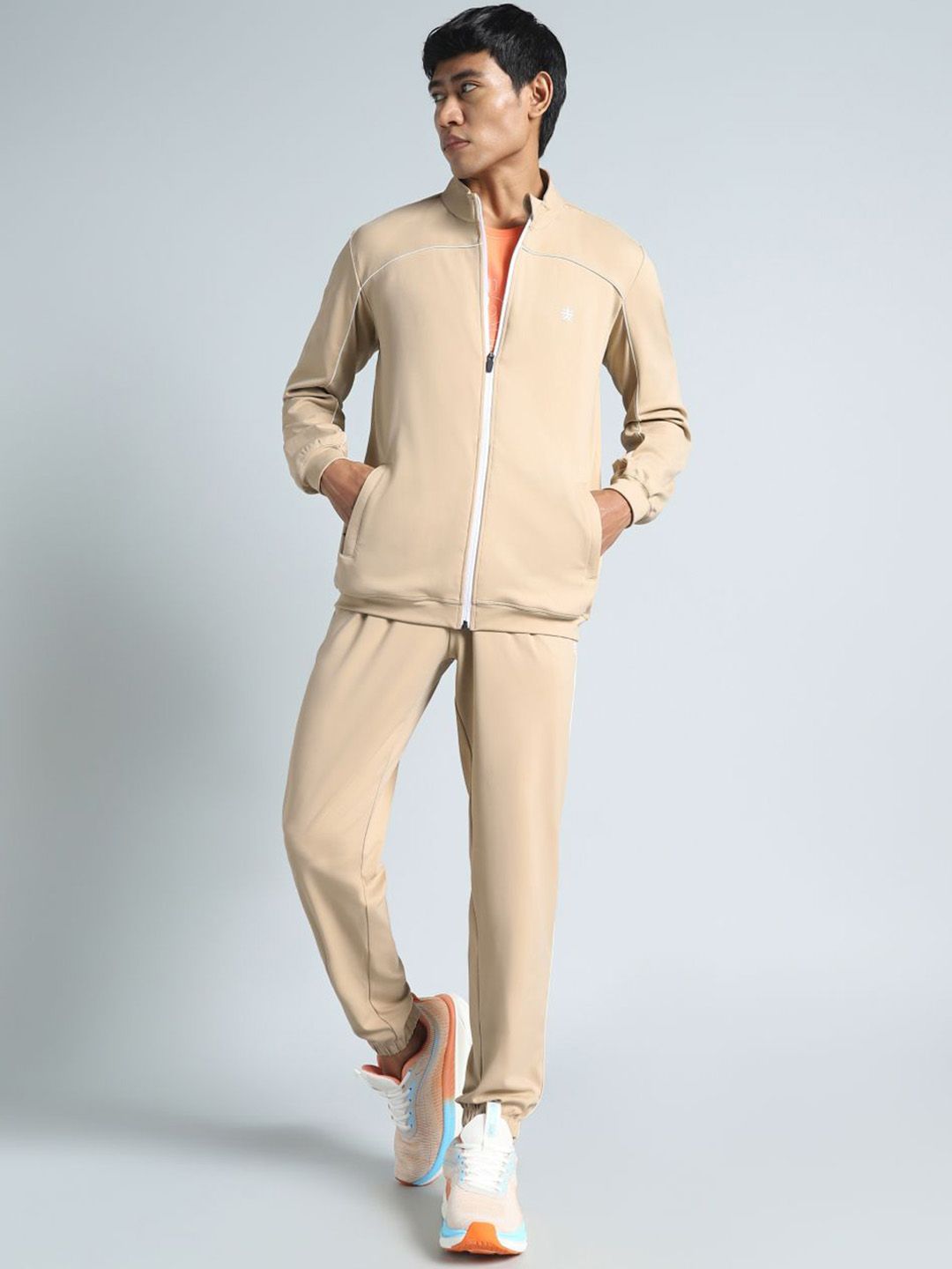 CULT Men's Beige Training All Format Tracksuit-picture-16