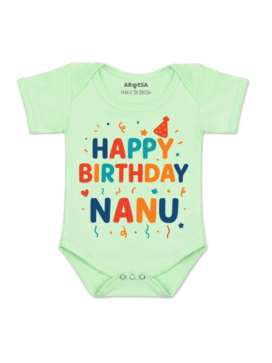 Arvesa Kids-Unisex Green Cotton Rompers-picture-30