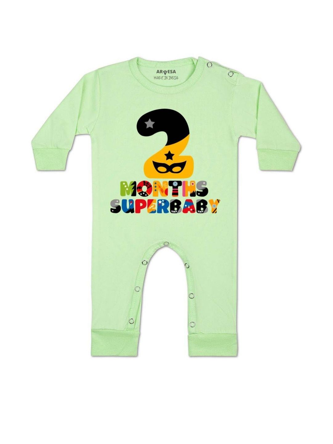 arvesa 2 Month Printed Baby Rompers-picture-20