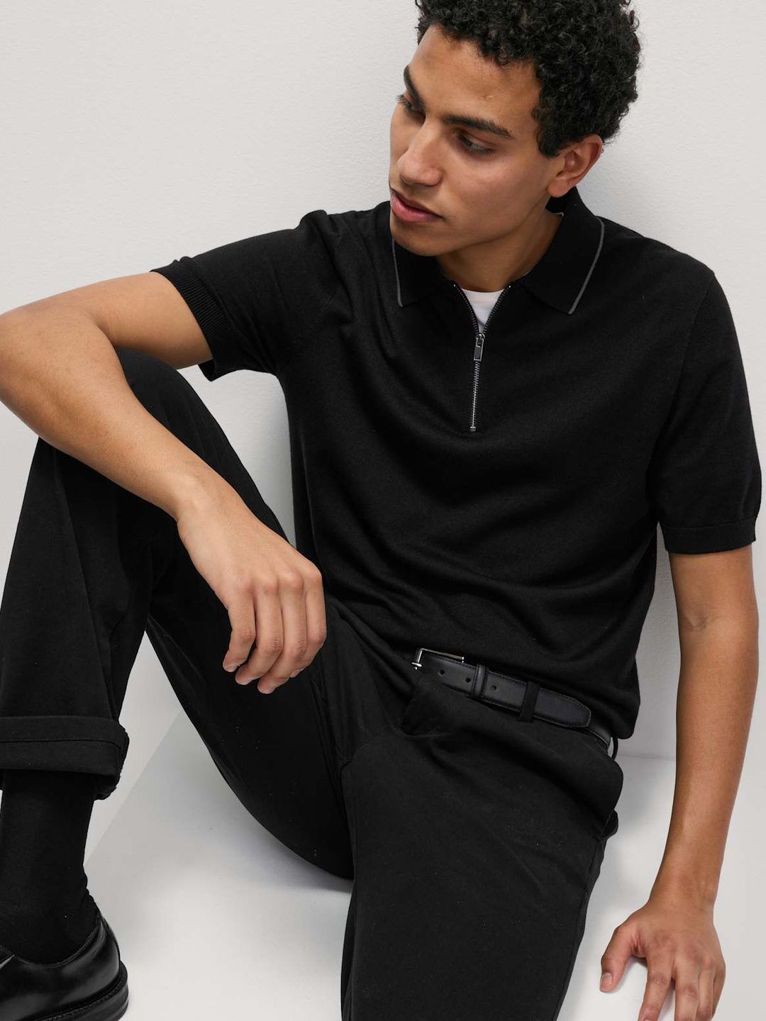 Marks & Spencer Men Polo Collar T-shirt