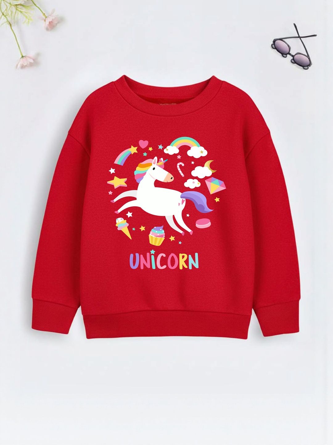 YK Kids Printed Round Neck Long Sleeves Pullover Sweatshirt-picture-57