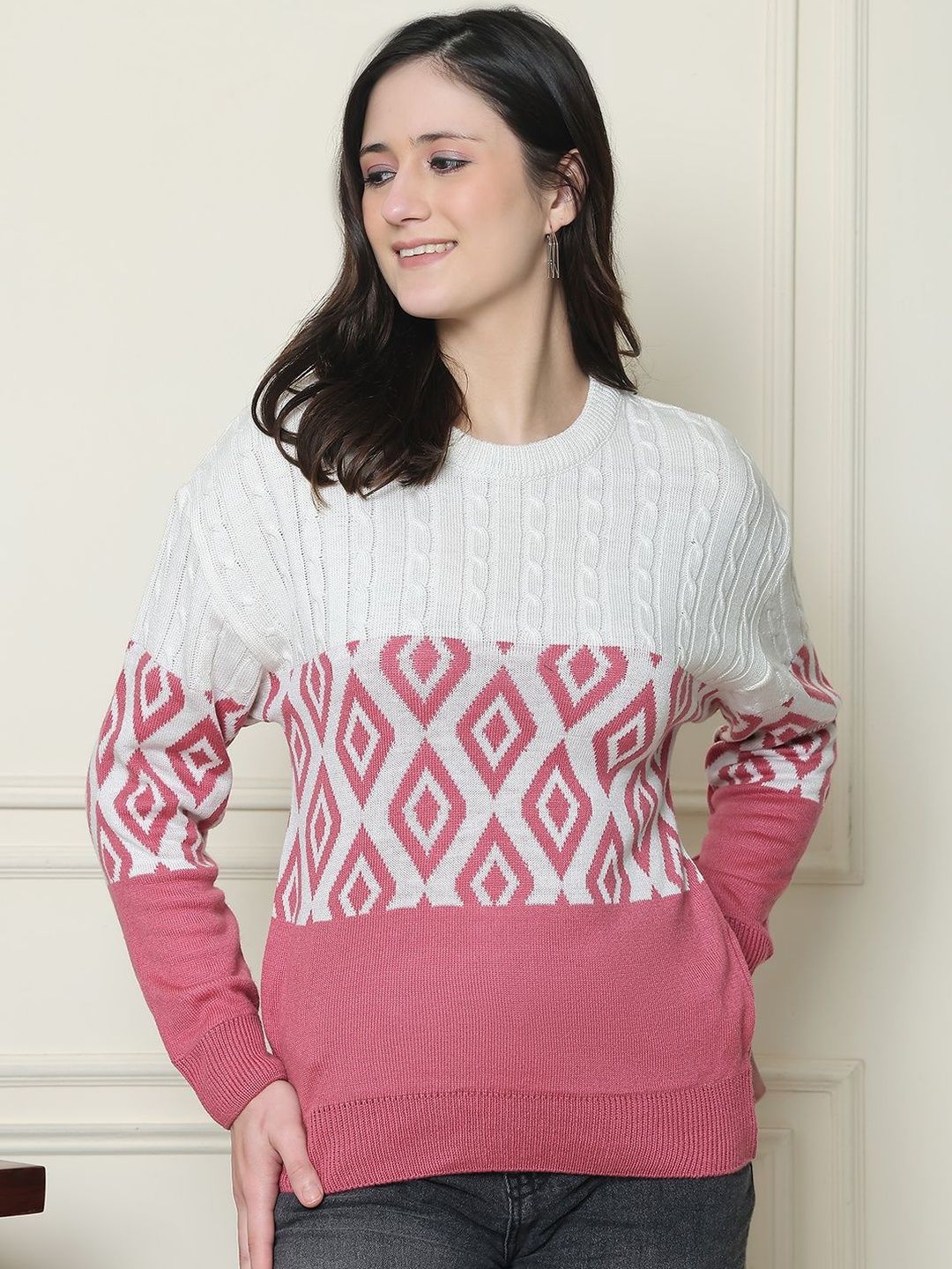 roadster Women Full sleeve Acrylic Cardigan-picture-17