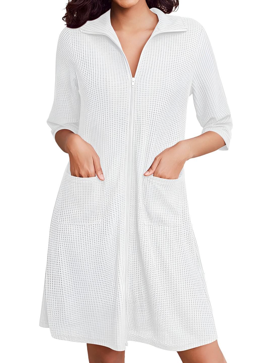 Enchant Home Self-Design Pure Cotton Bath Robe-image-47