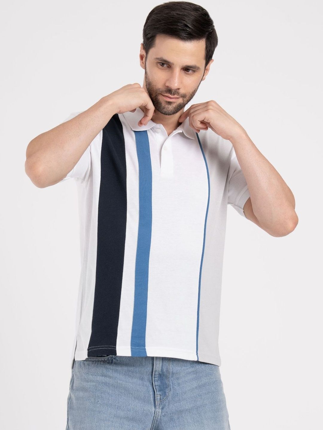 Red Tape Men Solid Polo Collar T-shirt-picture-16