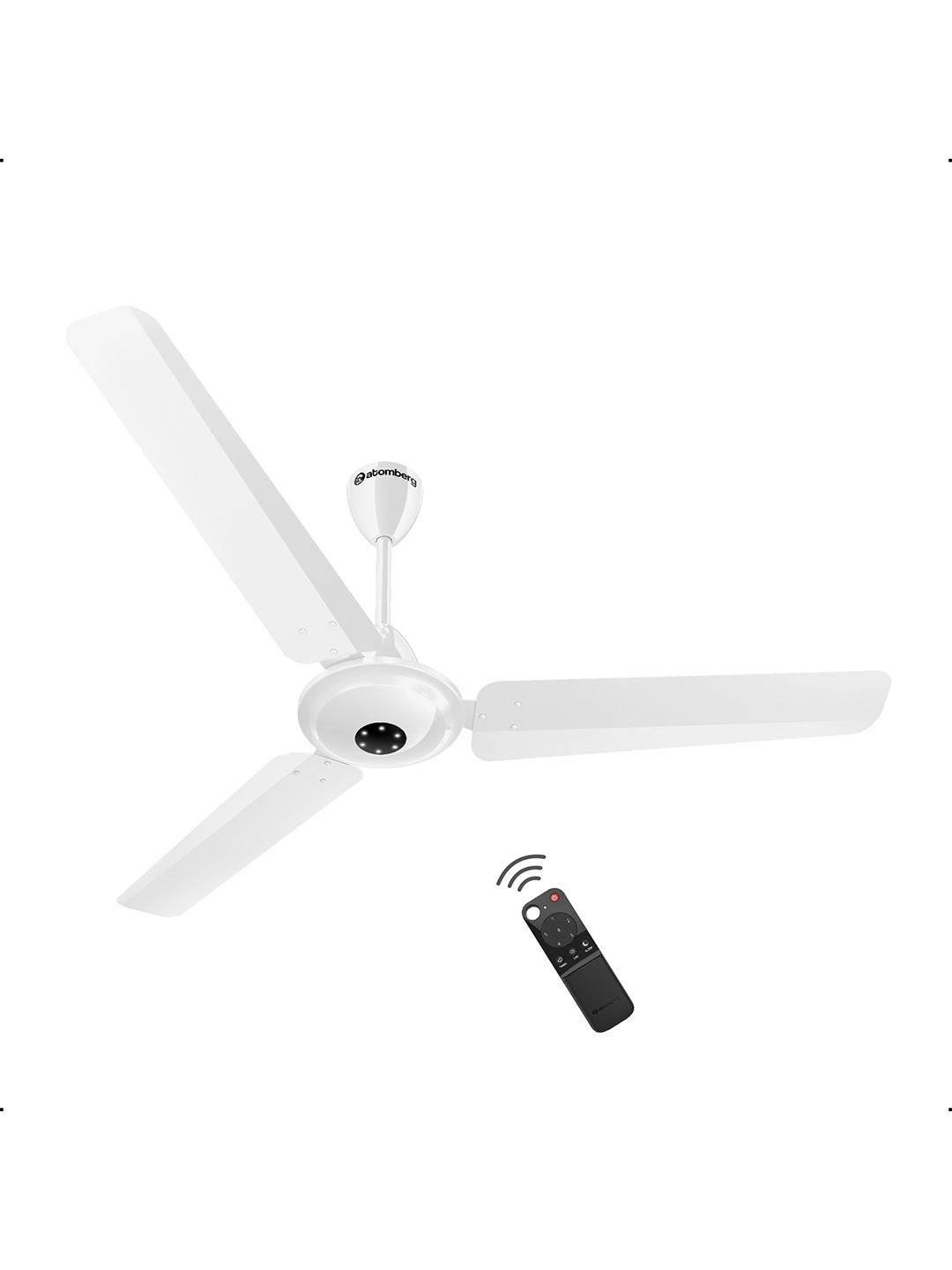 Atomberg Efficio Alpha Gloss White 1200mm BLDC Ceiling Fan with Remote Control-image-33