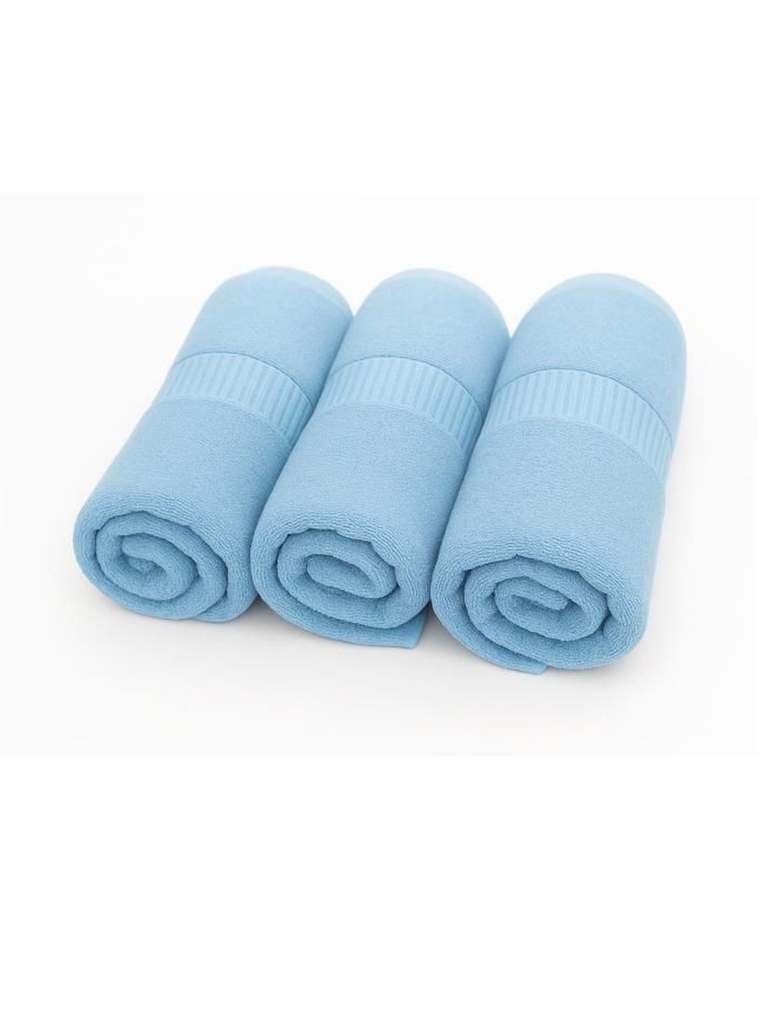 Dollar Blue 3 Pieces Terry Cotton Hand Towels-image-18