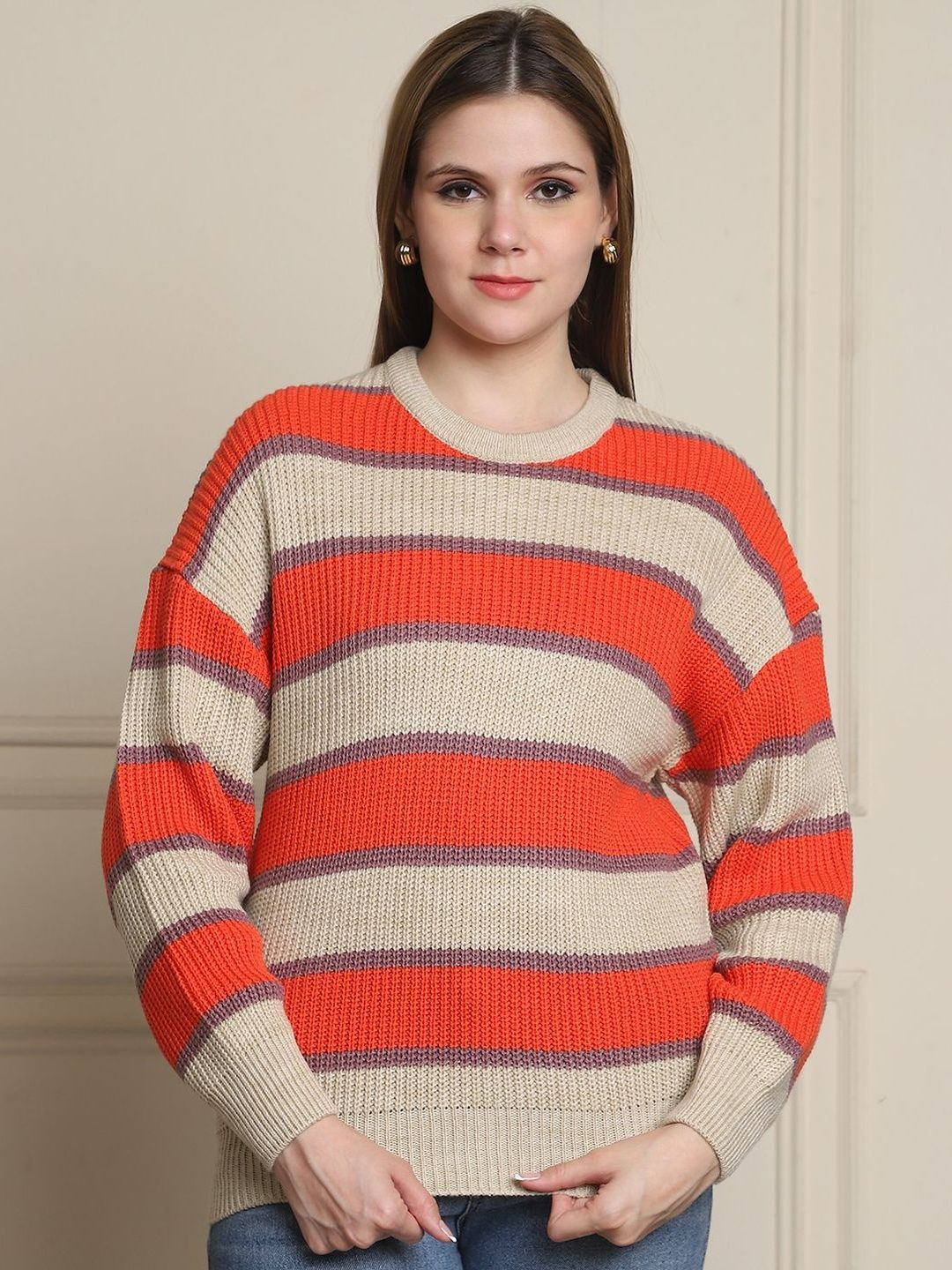 roadster Women Full sleeve Acrylic Cardigan-picture-16