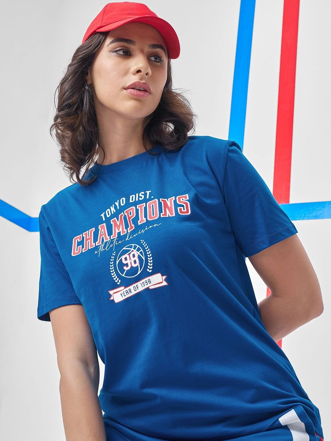 Street By Tokyo Talkies Typography Printed Round Neck Sports T-shirt-picture-23