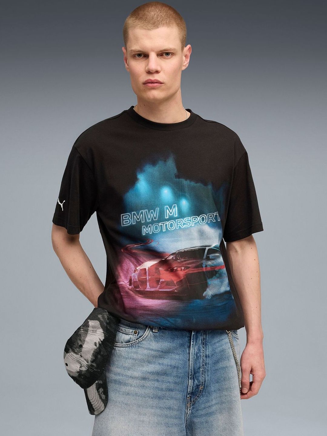PUMA Motorsport Men BMW Motorsport Graphic Printed Cotton T-shirt-picture-25