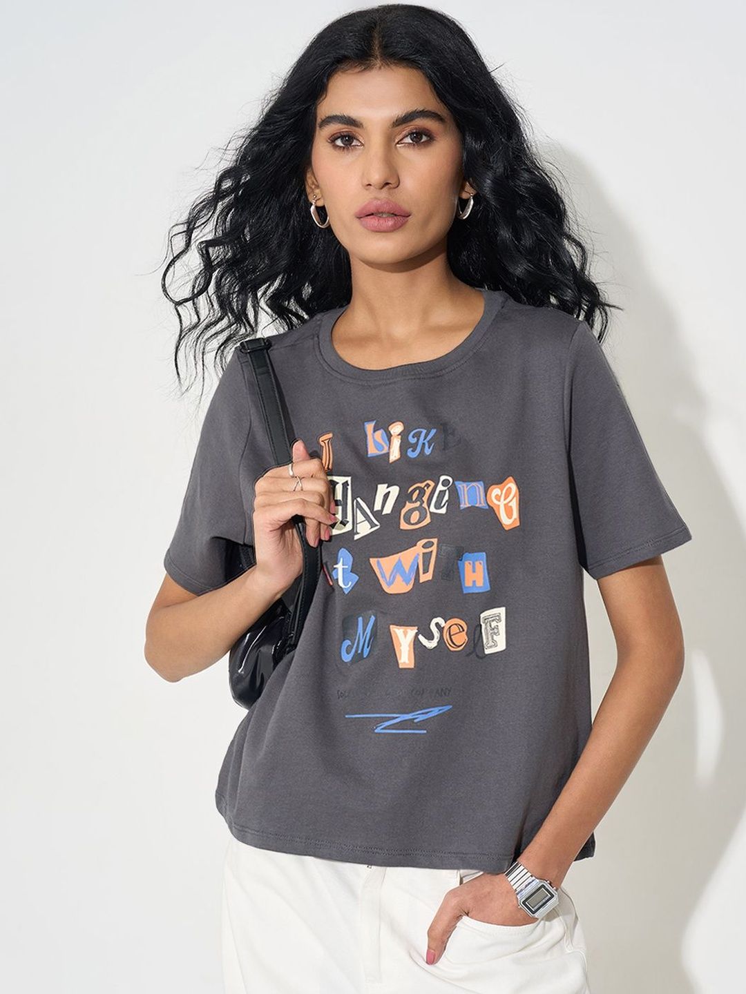 People Typography Printed Round Neck Cotton T-shirt-picture-14