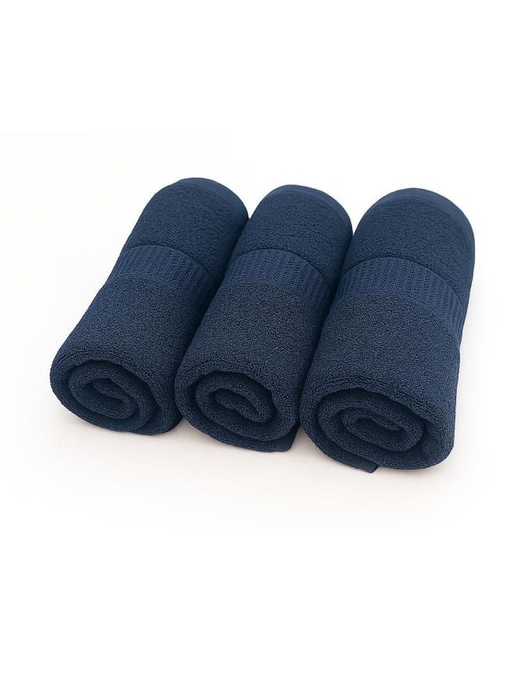 Dollar Navy Blue Pack of 3 400 GSM Hand Towel-picture-12