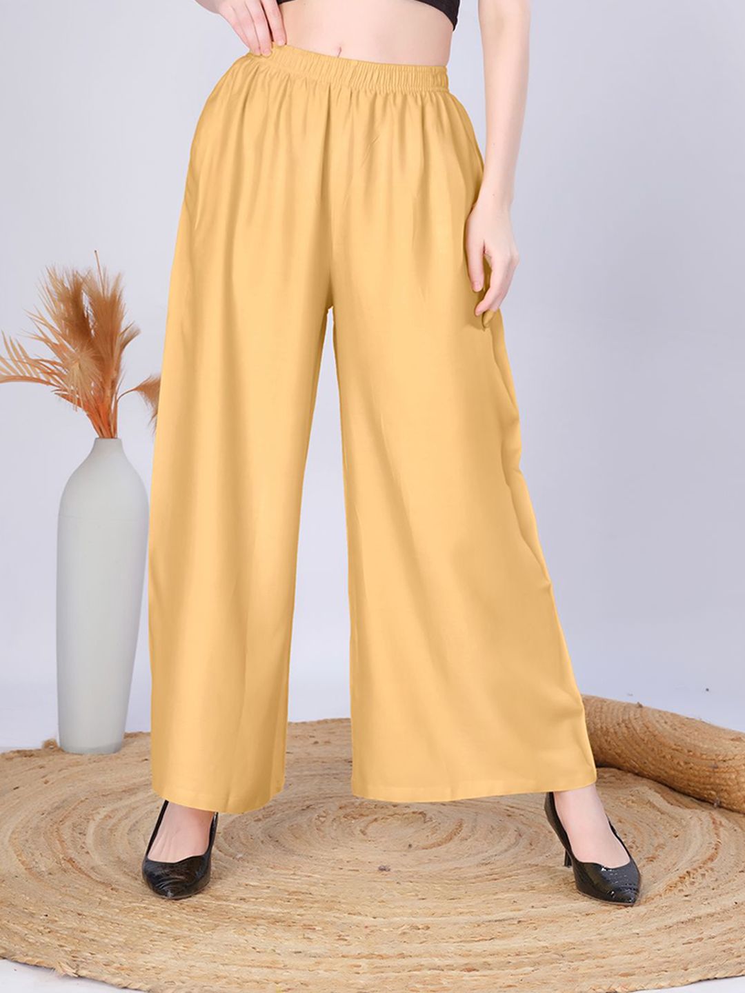 Vivika Women Flared Palazzos-picture-29