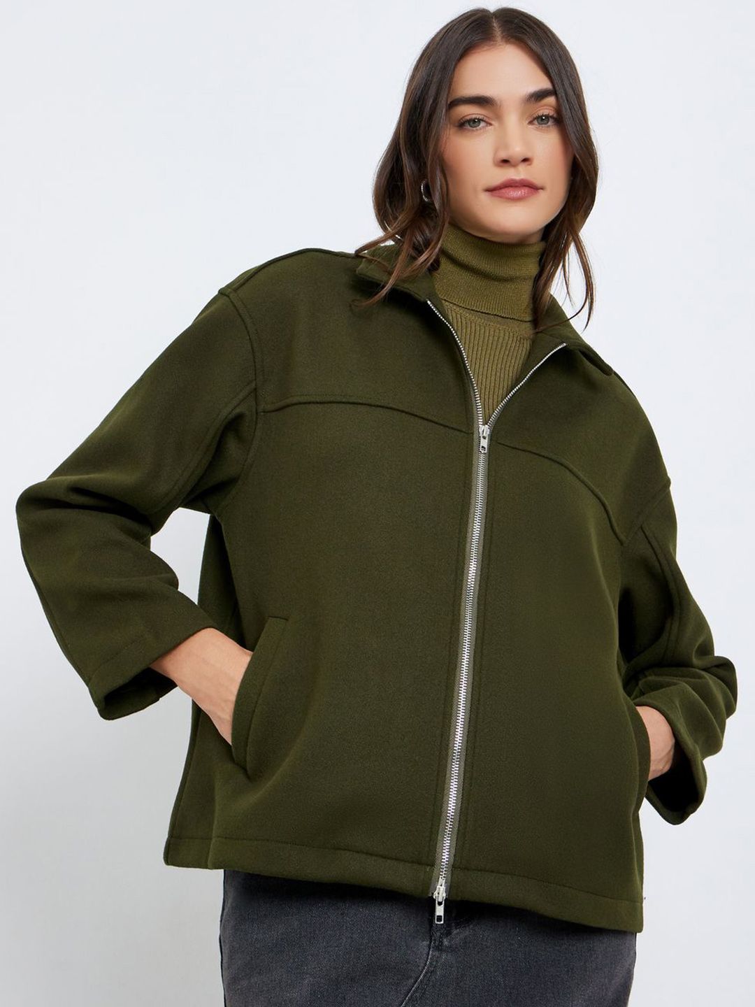 Styli Spread Collar Bomber Jacket-picture-36