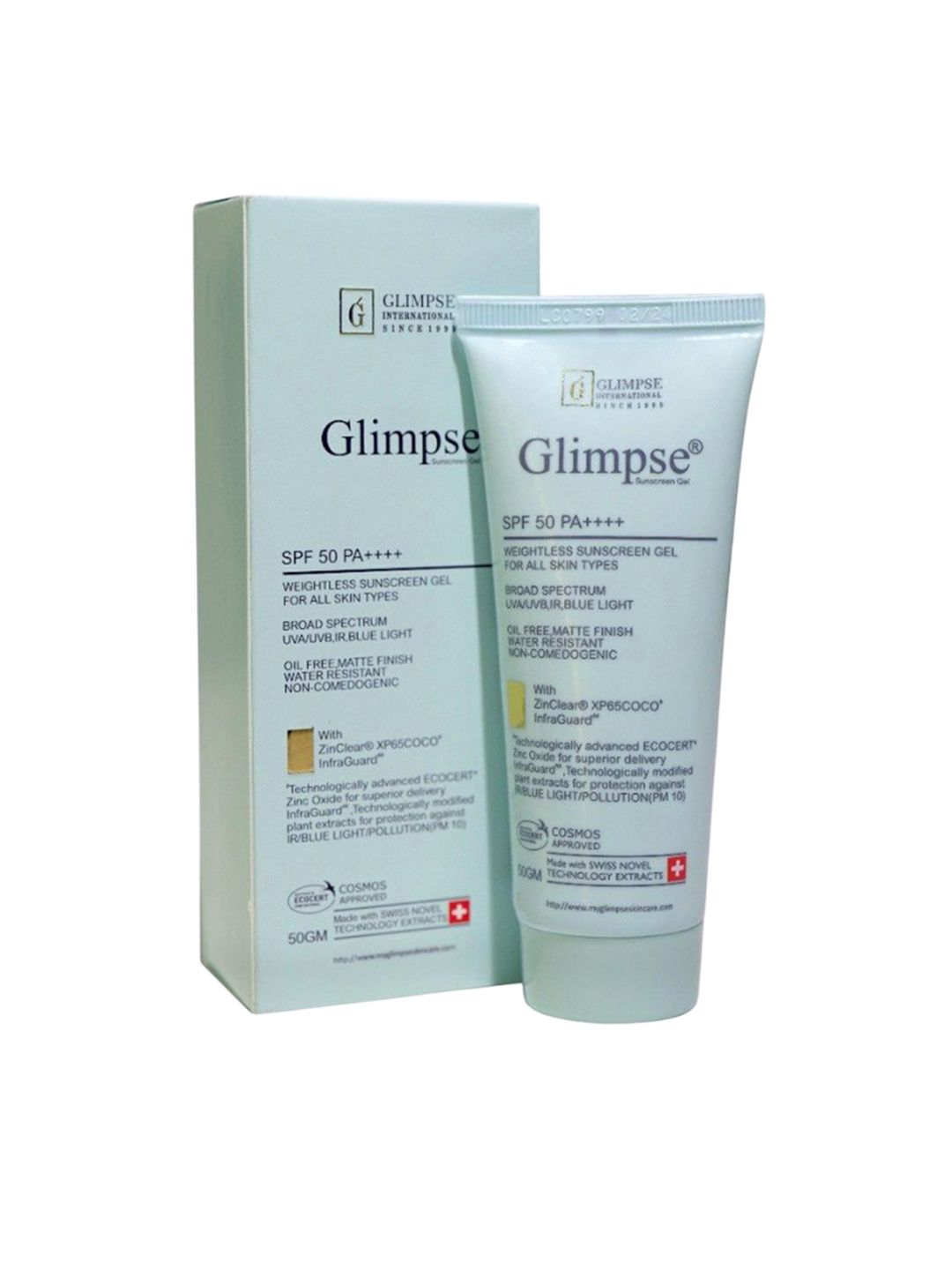 Glimpse SPF 50 PA++++ Matte Sunscreen Gel - 50 g-picture-17